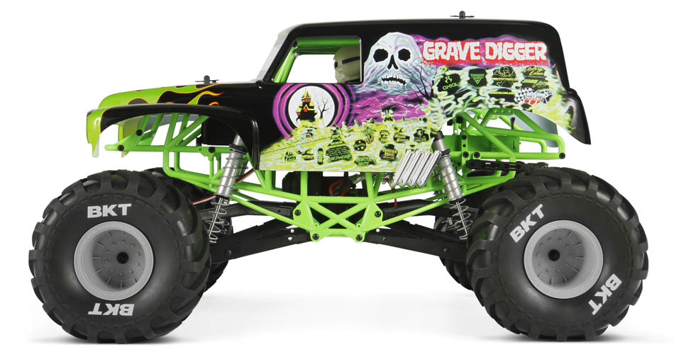 1 10 scale grave digger rc truck