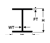 H-balk 1.5x1.5 mm, l=35 cm (4