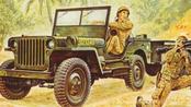 Jeep med Trailer 1/35